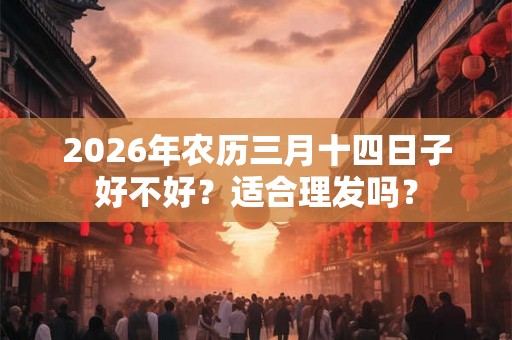 2026年农历三月十四日子好不好？适合理发吗？