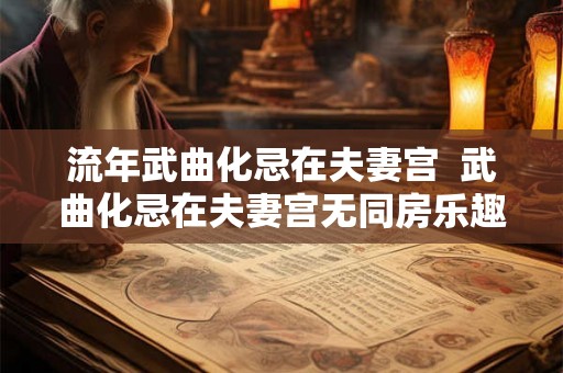 流年武曲化忌在夫妻宫  武曲化忌在夫妻宫无同房乐趣