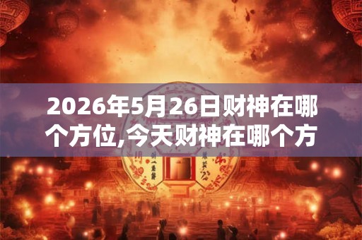 2026年5月26日财神在哪个方位,今天财神在哪个方位