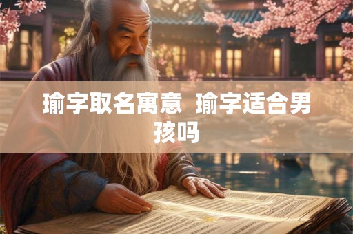 瑜字取名寓意  瑜字适合男孩吗