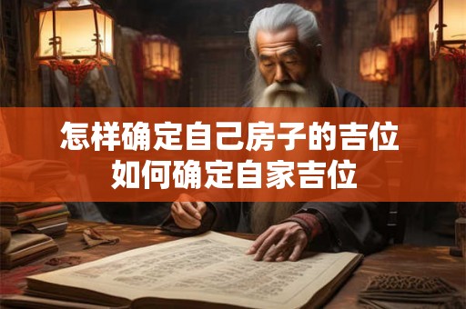 怎样确定自己房子的吉位 如何确定自家吉位 怎样确定自己房子的吉位 如何确定自家吉位