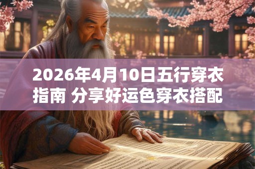 2026年4月10日五行穿衣指南 分享好运色穿衣搭配 2026年4月10日五行穿衣指南 分享好运色穿衣搭配