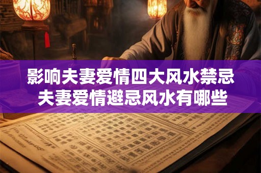 影响夫妻爱情四大风水禁忌 夫妻爱情避忌风水有哪些