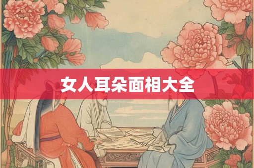女人耳朵面相大全