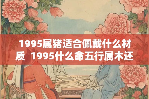 1995属猪适合佩戴什么材质  1995什么命五行属木还是属火
