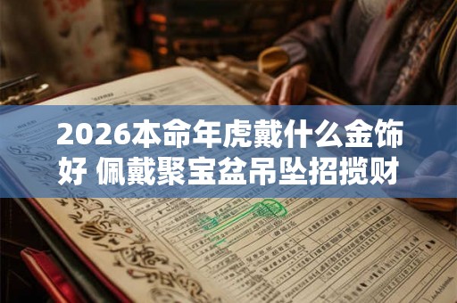 2026本命年虎戴什么金饰好 佩戴聚宝盆吊坠招揽财运