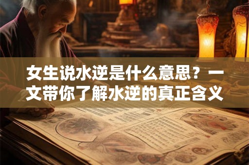 女生说水逆是什么意思？一文带你了解水逆的真正含义