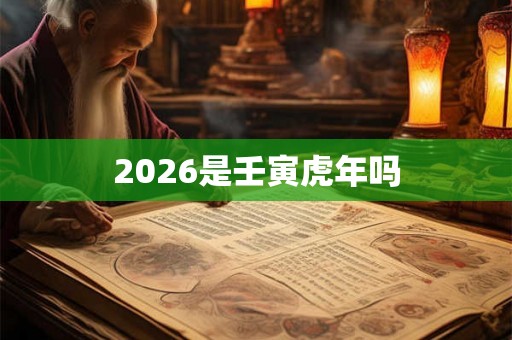 2026是壬寅虎年吗
