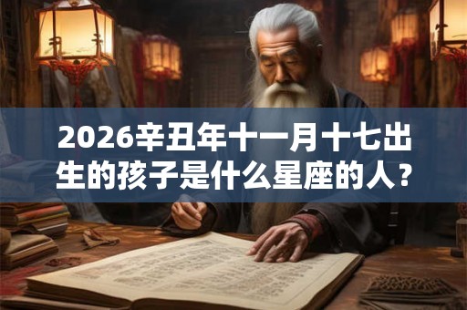 2026辛丑年十一月十七出生的孩子是什么星座的人？