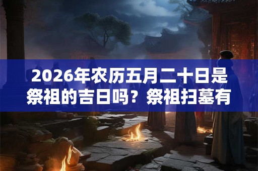 2026年农历五月二十日是祭祖的吉日吗？祭祖扫墓有什么注意事项？