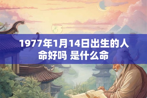 1977年1月14日出生的人命好吗 是什么命