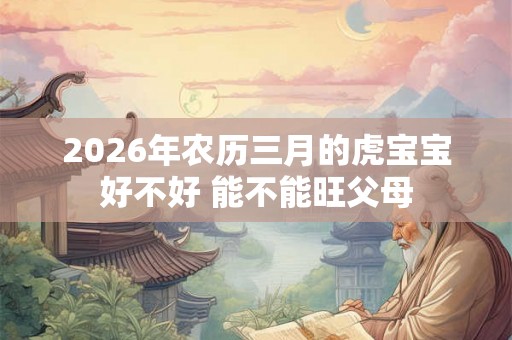 2026年农历三月的虎宝宝好不好 能不能旺父母 2026年农历三月的虎宝宝好不好 能不能旺父母