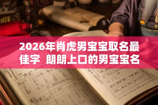 2026年肖虎男宝宝取名最佳字  朗朗上口的男宝宝名字