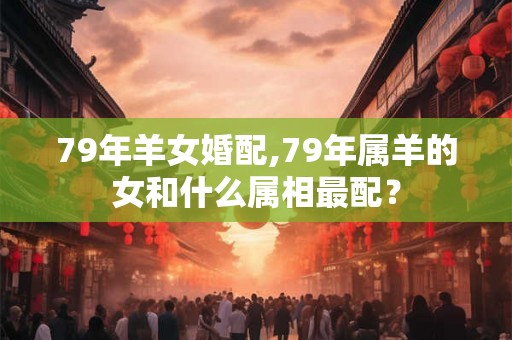 79年羊女婚配,79年属羊的女和什么属相最配？