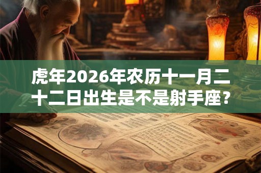 虎年2026年农历十一月二十二日出生是不是射手座? 虎年2026年农历十一月二十二日出生是不是射手座?
