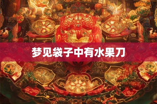 梦见袋子中有水果刀