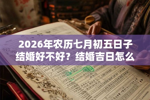 2026年农历七月初五日子结婚好不好？结婚吉日怎么看？