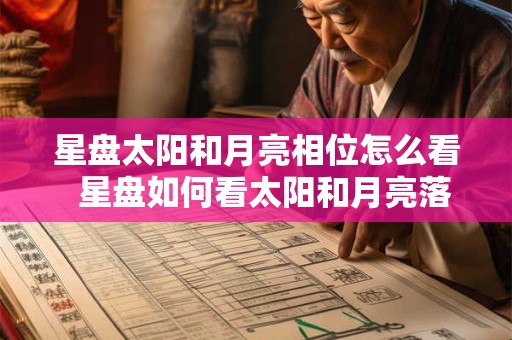 星盘太阳和月亮相位怎么看  星盘如何看太阳和月亮落入的星座