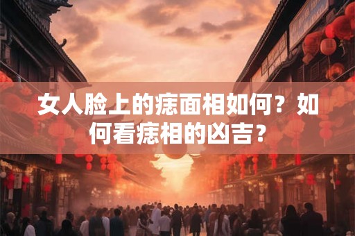 女人脸上的痣面相如何?如何看痣相的凶吉? 女人脸上的痣面相如何?如何看痣相的凶吉?