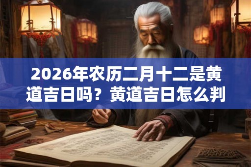 2026年农历二月十二是黄道吉日吗？黄道吉日怎么判断？