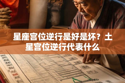 星座宫位逆行是好是坏？土星宫位逆行代表什么