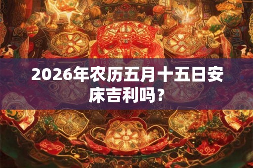 2026年农历五月十五日安床吉利吗？