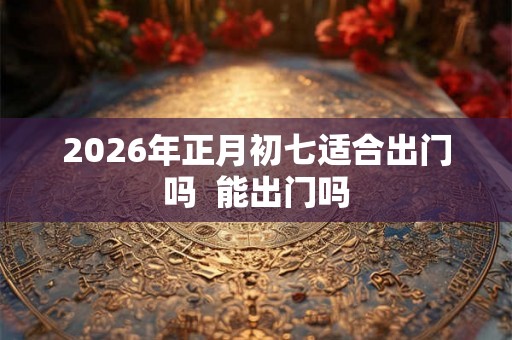 2026年正月初七适合出门吗  能出门吗