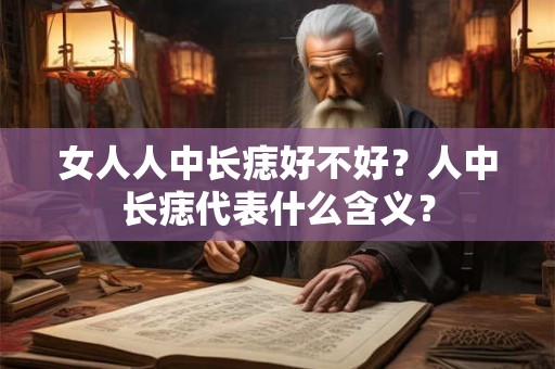 女人人中长痣好不好?人中长痣代表什么含义? 女人人中长痣好不好?人中长痣代表什么含义?