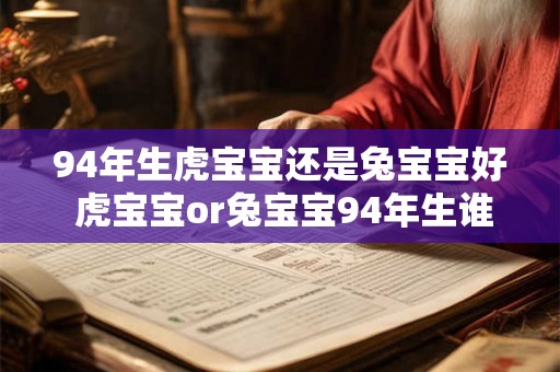 94年生虎宝宝还是兔宝宝好 虎宝宝or兔宝宝94年生谁更棒