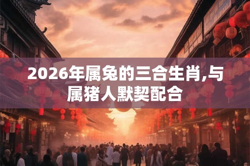 2026年属兔的三合生肖,与属猪人默契配合