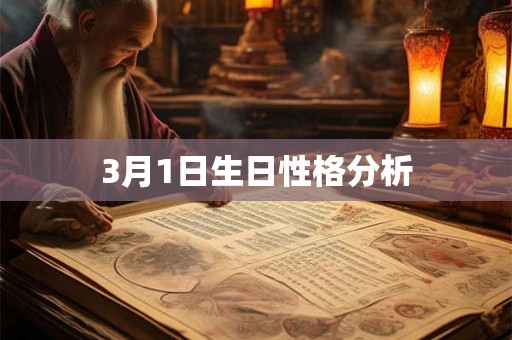 3月1日生日性格分析