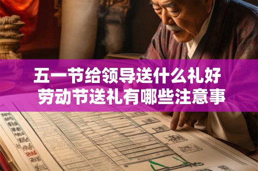 五一节给领导送什么礼好  劳动节送礼有哪些注意事项