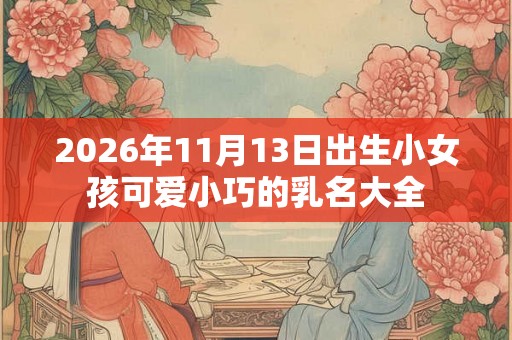 2026年11月13日出生小女孩可爱小巧的乳名大全