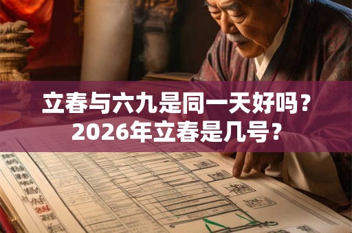 立春与六九是同一天好吗?2026年立春是几号? 立春与六九是同一天好吗?2026年立春是几号?