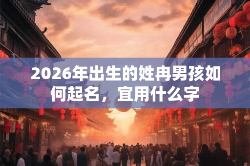 2026年出生的姓冉男孩如何起名，宜用什么字