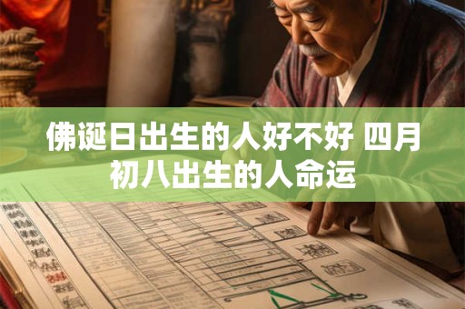 佛诞日出生的人好不好 四月初八出生的人命运