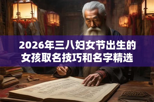 2026年三八妇女节出生的女孩取名技巧和名字精选