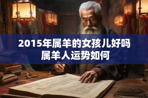 2015年属羊的女孩儿好吗 属羊人运势如何