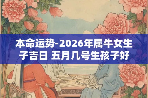 本命运势-2026年属牛女生子吉日 五月几号生孩子好 本命运势-2026年属牛女生子吉日 五月几号生孩子好