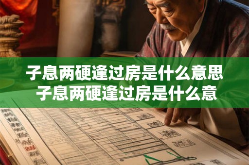 子息两硬逢过房是什么意思 子息两硬逢过房是什么意思