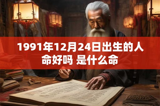1991年12月24日出生的人命好吗 是什么命 1991年12月24日出生的人命好吗 是什么命