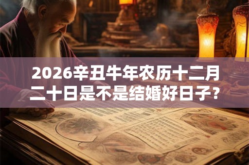 2026辛丑牛年农历十二月二十日是不是结婚好日子？