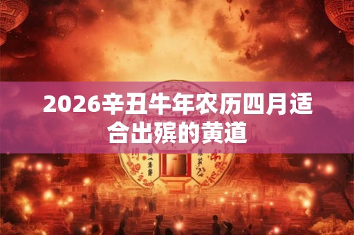 2026辛丑牛年农历四月适合出殡的黄道 2026辛丑牛年农历四月适合出殡的黄道