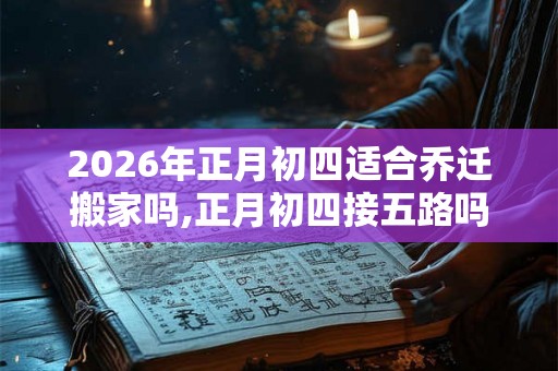 2026年正月初四适合乔迁搬家吗,正月初四接五路吗