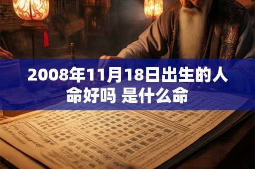 2008年11月18日出生的人命好吗 是什么命
