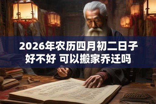 2026年农历四月初二日子好不好 可以搬家乔迁吗