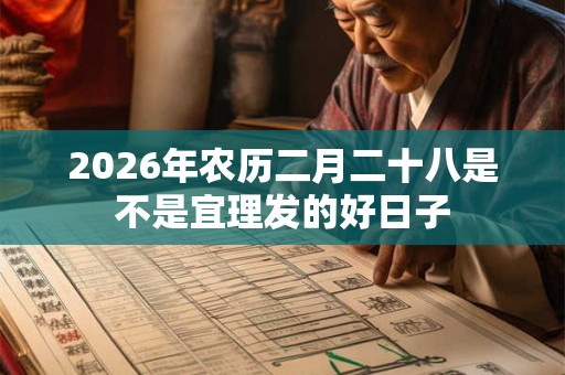 2026年农历二月二十八是不是宜理发的好日子 2026年农历二月二十八是不是宜理发的好日子