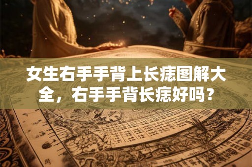女生右手手背上长痣图解大全，右手手背长痣好吗？