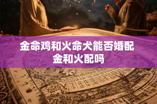 金命鸡和火命犬能否婚配 金和火配吗