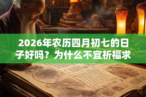 2026年农历四月初七的日子好吗?为什么不宜祈福求财? 2026年农历四月初七的日子好吗?为什么不宜祈福求财?